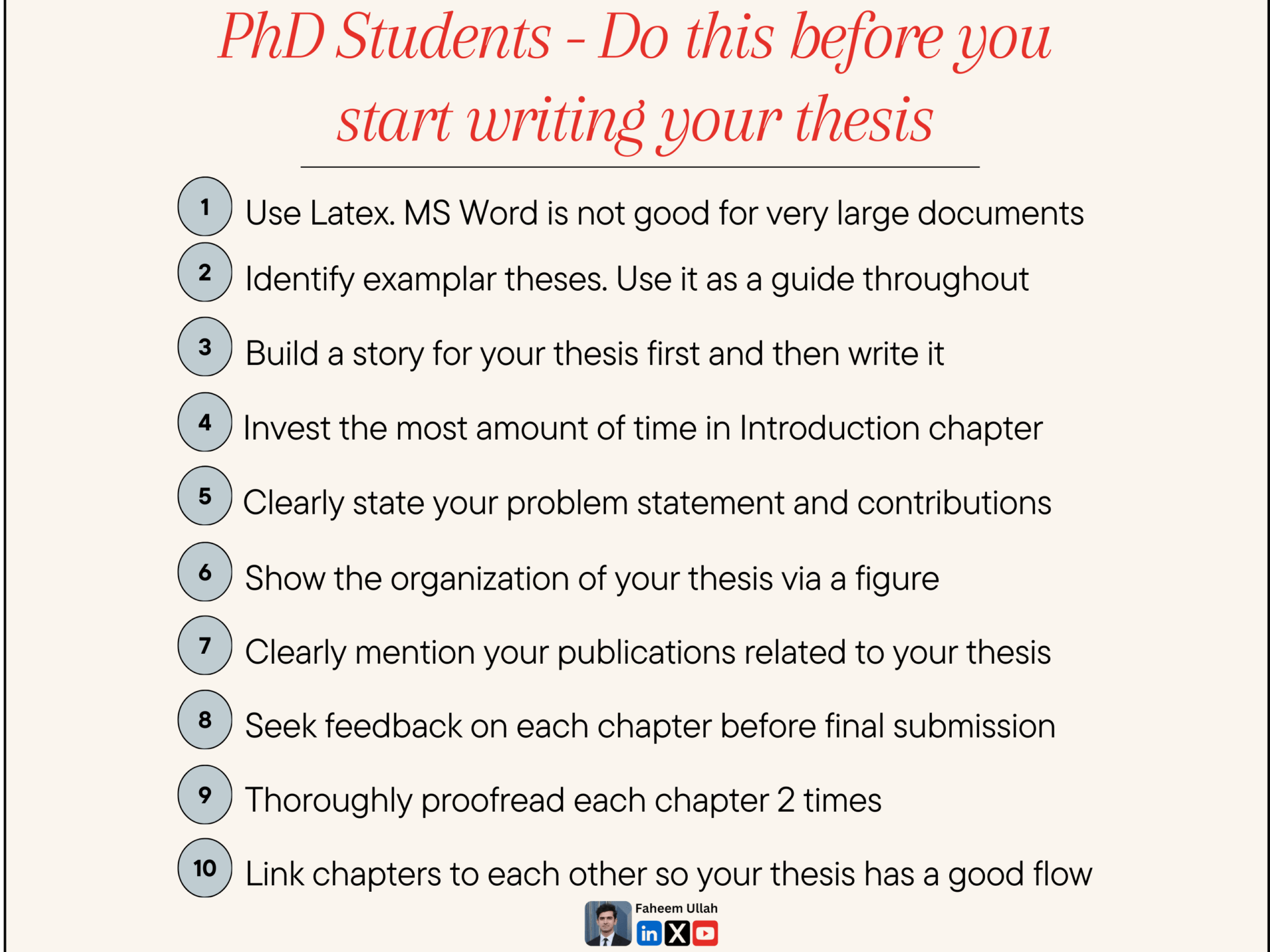 PhD thesis writing