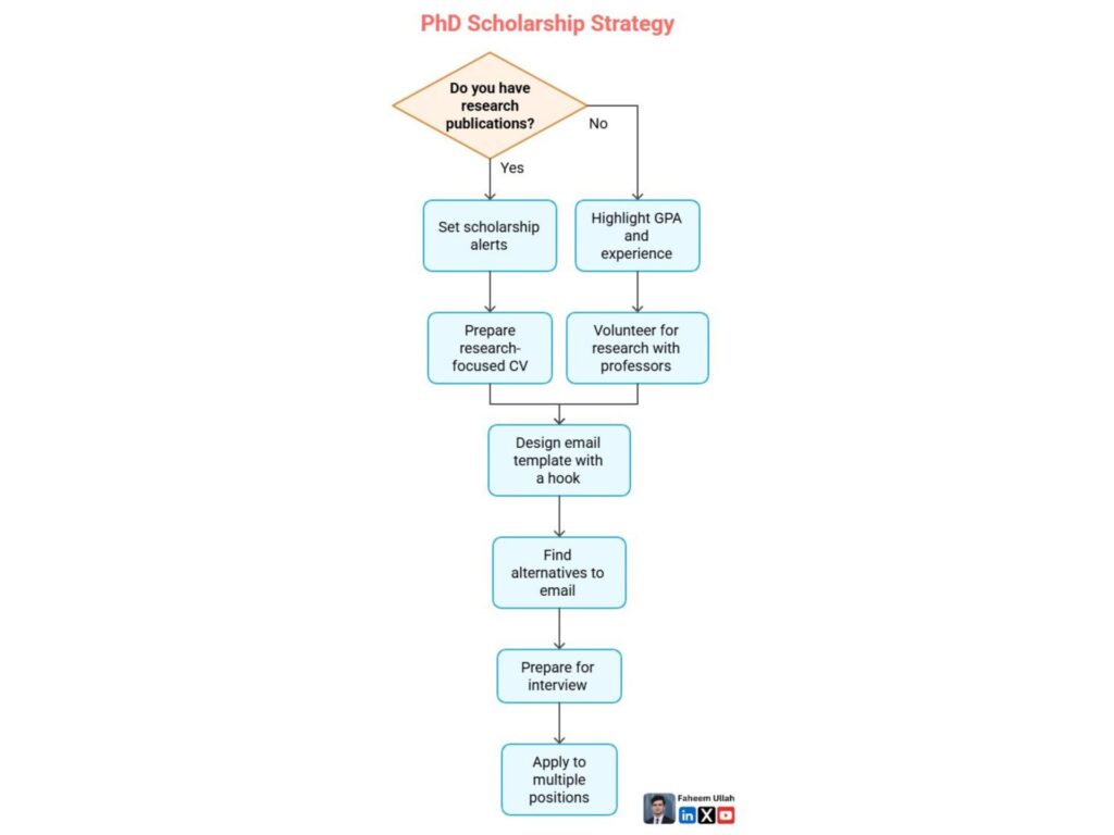 PhD scholarship strategy